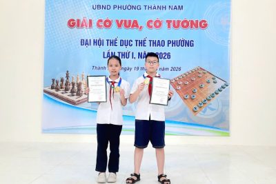 HỘI THI THỂ DỤC THỂ THAO PHƯỜNG – DẤU ẤN TỪ NHỮNG KỲ THỦ NHỎ 🌟♟️