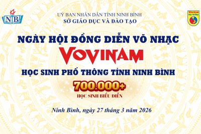 Đồng diễn võ nhạc VOVINAM trường Tiểu học Mỹ Xá Phường Thành Nam